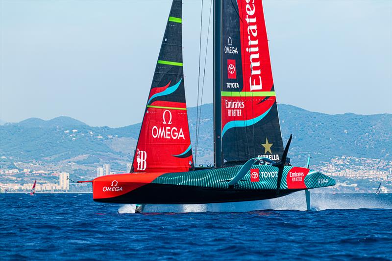 Emirates Team New Zealand - AC75 - Day 39 - Barcelona - September 27, 2023 - photo © Ugo Fonolla / America's Cup