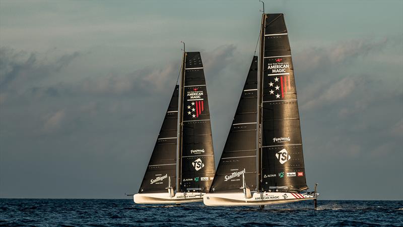 American Magic - AC40 - Day 71 - Barcelona - October 2, 2023 - photo © Job Vermeulen / America's Cup