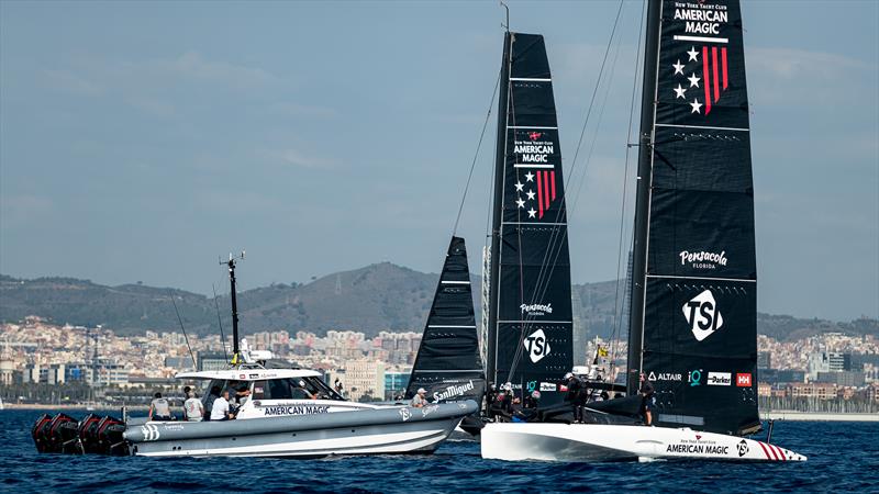 American Magic - AC40 - Day 72 - Barcelona - October 4, 2023 - photo © Job Vermeulen / America's Cup