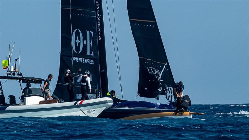 American Magic - AC40 - Day 72 - Barcelona - October 4, 2023 photo copyright Job Vermeulen / America's Cup taken at Real Club Nautico de Barcelona and featuring the AC40 class