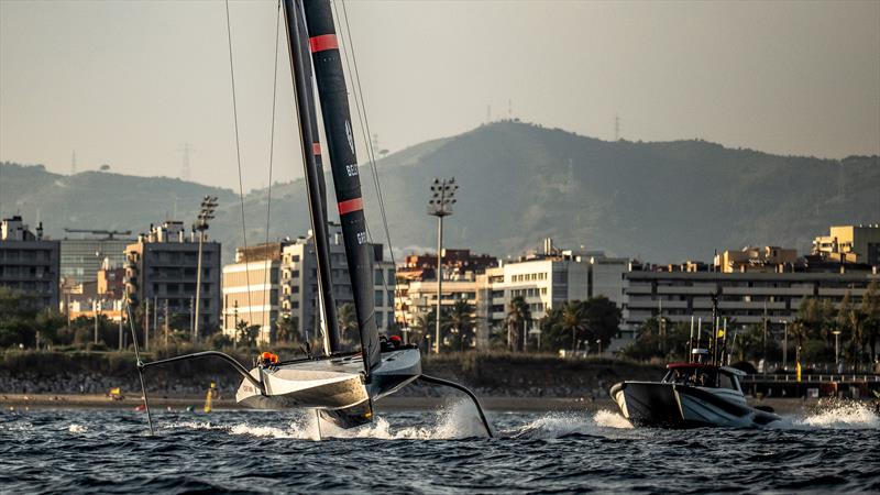 INEOS Britannia - AC40 - Day 77 - Barcelona - October 5, 2023 - photo © Alex Carabi / America's Cup