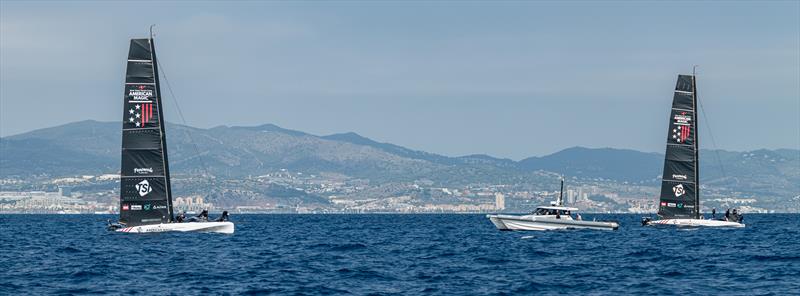 American Magic - AC40 - Day 73 - Barcelona - October 5, 2023 photo copyright Job Vermeulen / America's Cup taken at Real Club Nautico de Barcelona and featuring the AC40 class