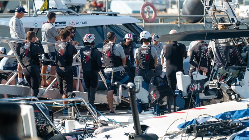 American Magic - AC40 - Day 74 - Barcelona - October 9, 2023 photo copyright Job Vermeulen / America's Cup taken at Real Club Nautico de Barcelona and featuring the AC40 class