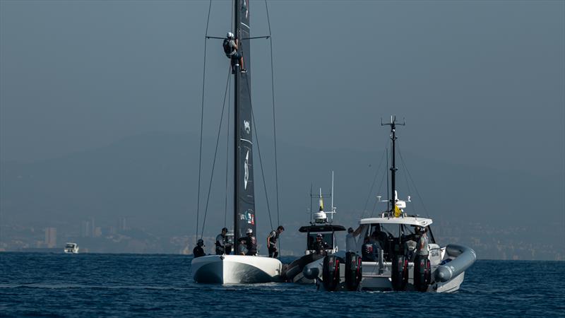 American Magic - AC40 - Day 74 - Barcelona - October 9, 2023 photo copyright Job Vermeulen / America's Cup taken at Real Club Nautico de Barcelona and featuring the AC40 class