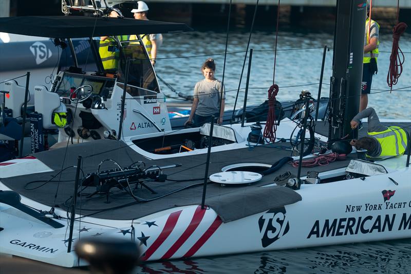 American Magic - AC40 - Day 75 - Barcelona - October 10, 2023 photo copyright Job Vermeulen / America's Cup taken at Real Club Nautico de Barcelona and featuring the AC40 class