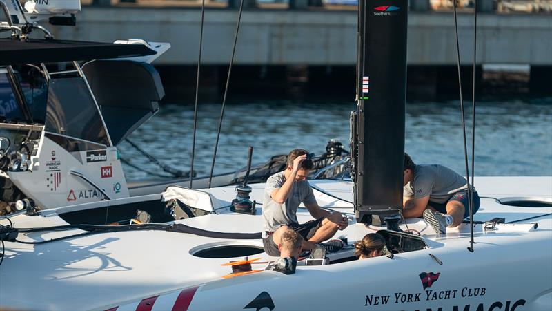 American Magic - AC40 - Day 75 - Barcelona - October 10, 2023 - photo © Job Vermeulen / America's Cup