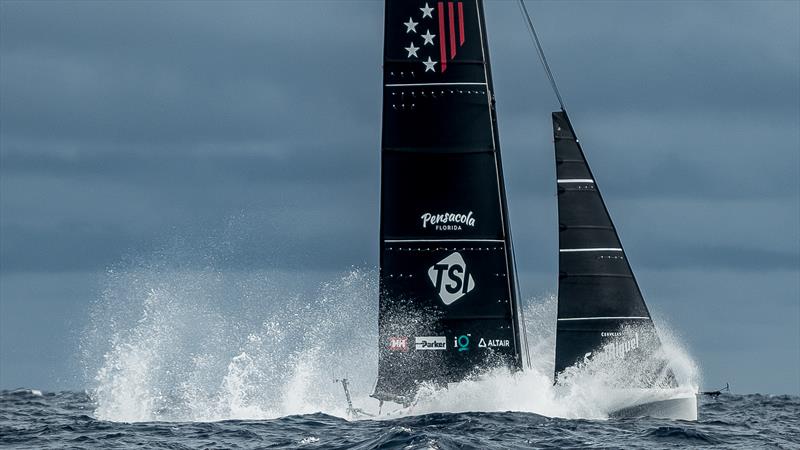 American Magic - AC40 - Day 77 - Barcelona - October 16, 2023 photo copyright Job Vermeulen / America's Cup taken at Real Club Nautico de Barcelona and featuring the AC40 class