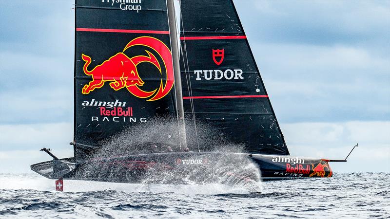 Alinghi Red Bull Racing - AC75 - Day 94 - Barcelona - October 16, 2023 - photo © Paul Todd/America's Cup