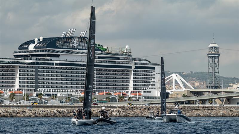 American Magic - AC40 - Day 78 - Barcelona - October 17, 2023 photo copyright Job Vermeulen / America's Cup taken at Real Club Nautico de Barcelona and featuring the AC40 class