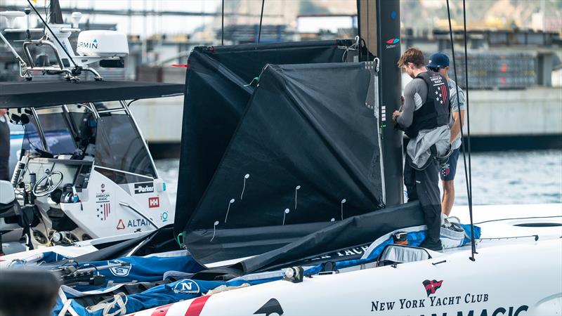 American Magic - AC40 - Day 79 - Barcelona - October 18, 2023 - photo © Job Vermeulen / America's Cup