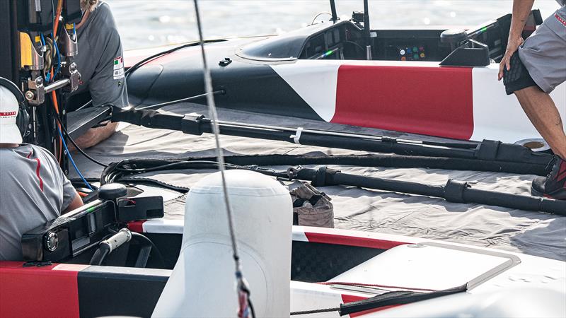 Luna Rossa - LEQ 12 - Day 92 - Cagliari - October 19, 2023 photo copyright Ivo Rovira / America's Cup taken at Real Club Nautico de Barcelona and featuring the AC40 class