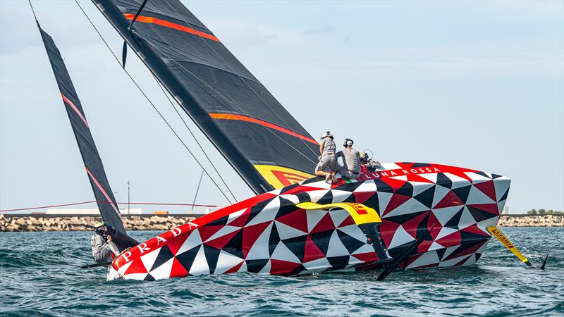 Luna Rossa - LEQ 12 - Day 92 - Cagliari - October 19, 2023 photo copyright Ivo Rovira / America's Cup taken at Real Club Nautico de Barcelona and featuring the AC40 class