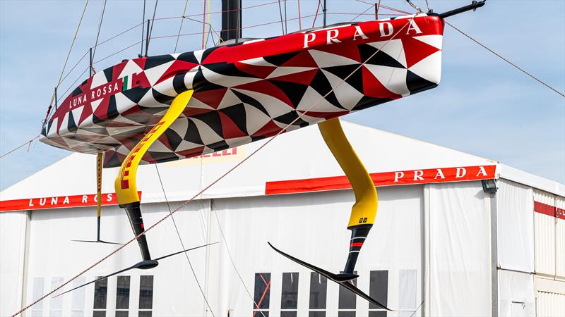 Luna Rossa - LEQ 12 - Day 93 - Cagliari - October 22, 2023 photo copyright Ivo Rovira / America's Cup taken at Real Club Nautico de Barcelona and featuring the AC40 class