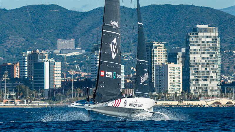 American Magic - AC40 - Day 81 - Barcelona - October 25, 2023 - photo © Job Vermeulen / America's Cup