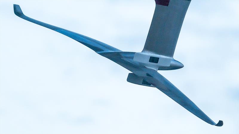 Wing foil cameras - American Magic - AC40 - Day 81 - Barcelona - October 25, 2023 - photo © Job Vermeulen / America's Cup