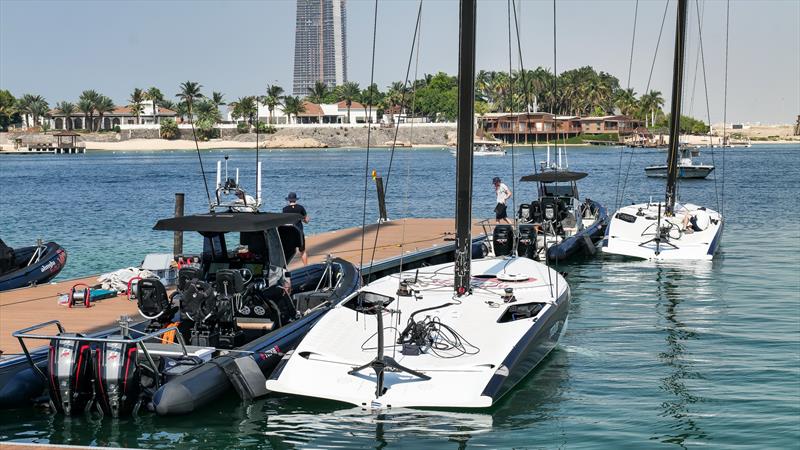 Alinghi Red Bull RacingAmerican Magic - AC40 - Day 55 - Jeddah - November 5, 2023 - photo © Alex Carabi / America's Cup