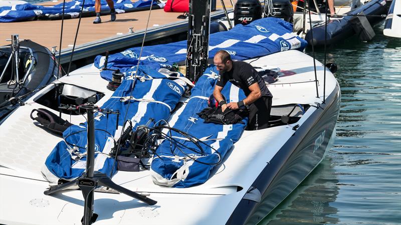 Alinghi Red Bull RacingAmerican Magic - AC40 - Day 55 - Jeddah - November 5, 2023 - photo © Alex Carabi / America's Cup