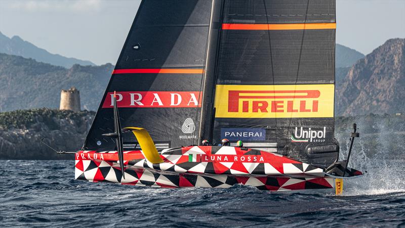  Luna Rossa - LEQ12 - Cagliari - November 6, 2023 photo copyright Ivo Rovira / America's Cup taken at Circolo della Vela Sicilia and featuring the AC40 class