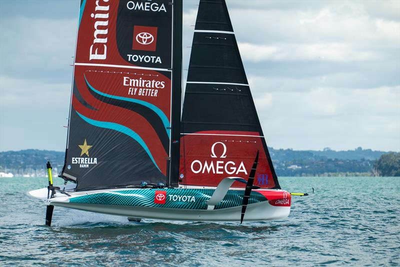 Emirates Team New Zealand  - AC40/LEQ12 -  Auckland - November 7, 2023 photo copyright Emirates Team NZ taken at Royal New Zealand Yacht Squadron and featuring the AC40 class