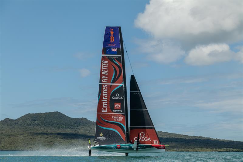 Emirates Team New Zealand  - AC40/LEQ12 -  Auckland - November 7, 2023 photo copyright Emirates Team NZ taken at Royal New Zealand Yacht Squadron and featuring the AC40 class