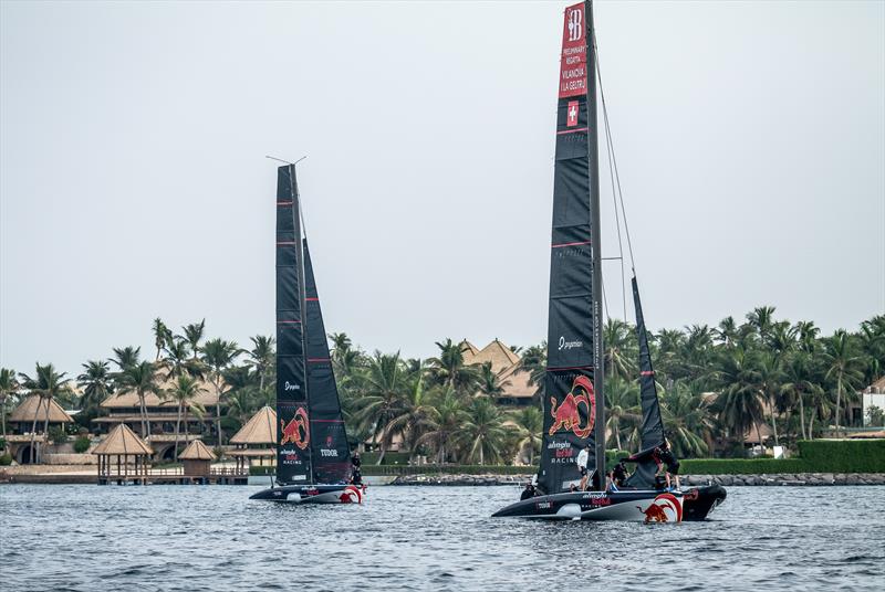 Alinghi Red Bull Racing - AC40 - Day 57 - Jeddah - November 7, 2023 photo copyright Alex Carabi / America's Cup taken at Jeddah Yacht Club and featuring the AC40 class