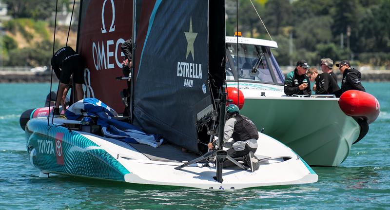 Emirates Team New Zealand - AC40 - Day 32 - Auckland - November 9, 2023 - photo © Sam Thom/America's Cup