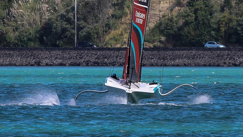 Emirates Team New Zealand - AC40 - Day 32 - Auckland - November 9, 2023 photo copyright Richard Gladwell - Sail-World.com/nz taken at Wakatere Boating Club and featuring the AC40 class