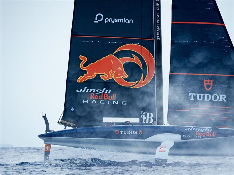 Alinghi Red Bull Racing lands in Jeddah for America's Cup Preliminary Regatta - photo © Alinghi Red Bull Racing / Rok Petelin