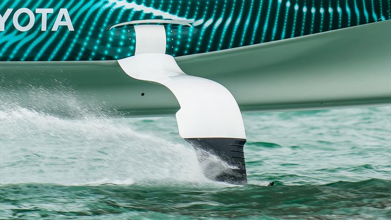 Emirates Team New Zealand - AC40 - Foil Aarm fences - Day 42 - Auckland - November 14, 2023 - photo © Sam Thom/America's Cup