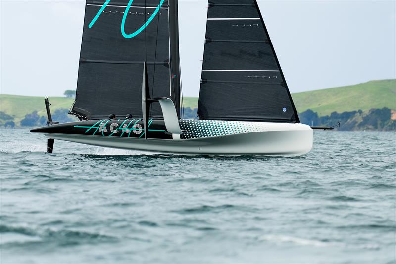 The first launched AC40 - winner 2023 World Sailing 2023 `Boat of the Year` - photo © Adam Mustill / America's Cup
