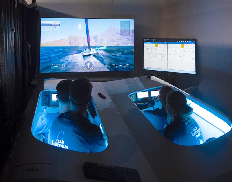 A simulator has been developed for crew training in the AC40 - winner 2023 World Sailing 2023 `Boat of the Year` - photo © America's Cup