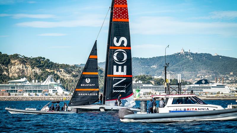 INEOS Britannia - LEQ 12 - Day 84 - Barcelona - November 13, 2023 - photo © Paul Todd/America's Cup