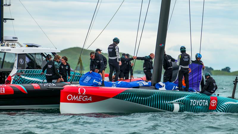 Emirates Team New Zealand - AC40 - Day 44 - Auckland - November 17, 2023 - photo © Sam Thom / America's Cup