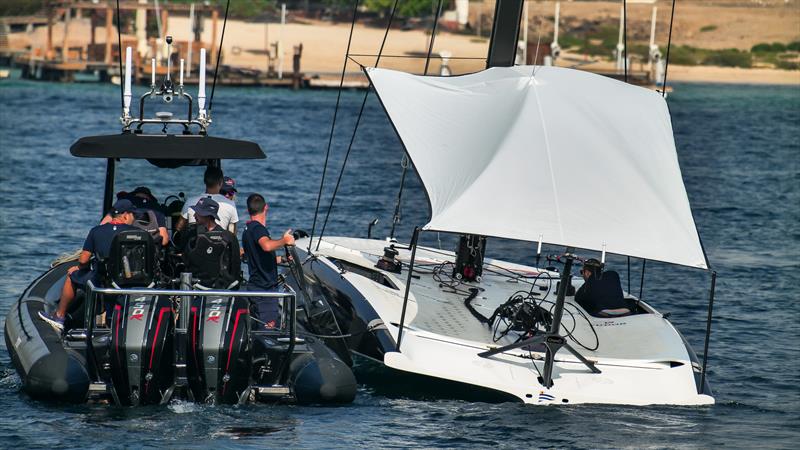 Alinghi Red Bull Racing - AC40 - Day 62 - Jeddah, Saudi Arabia - November 23, 2023 photo copyright Alex Carabi / America's Cup taken at Jeddah Yacht Club and featuring the AC40 class