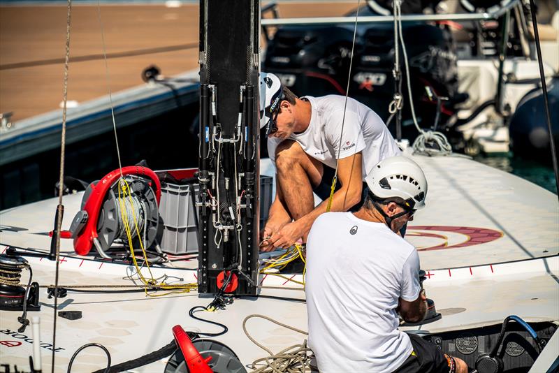 Alinghi Red Bull Racing - AC40 - Day 61 - Jeddah, Saudi Arabia - November 22, 2023 - photo © Alex Carabi / America's Cup