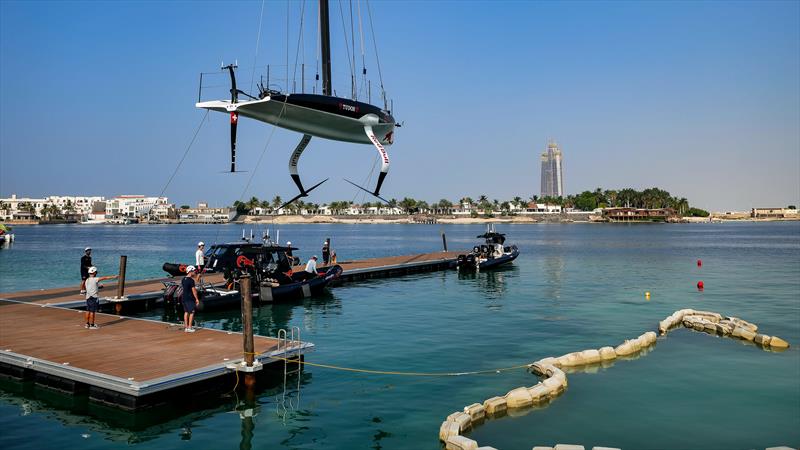 Alinghi Red Bull Racing - AC40 - Day 63 - Jeddah, Saudi Arabia - November 24, 2023 photo copyright Alex Carabi / America's Cup taken at Jeddah Yacht Club and featuring the AC40 class