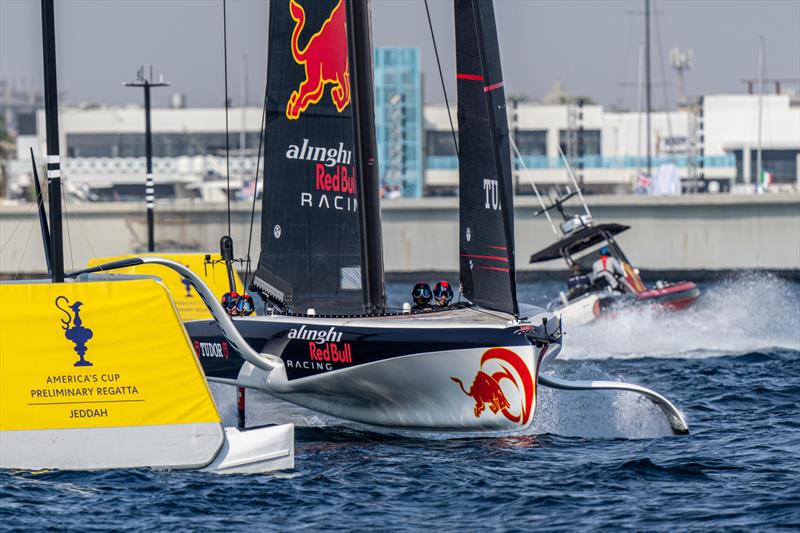 Alinghi Red Bull Racing - Official Practice Racing - Jeddah, Saudi Arabia - November 29, 2023 - photo © Ian Roman/America's Cup