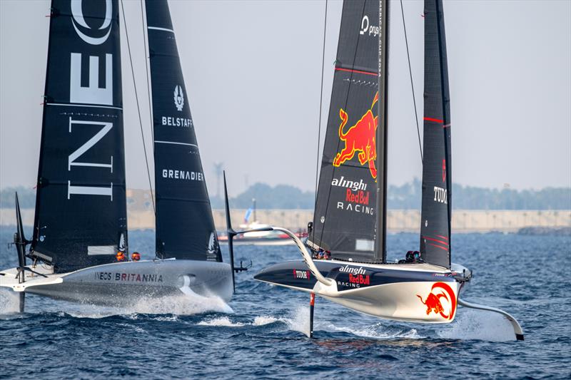 Day 1 - Preliminary Regatta - Jeddah, Saudi Arabia - November 30, 2023 photo copyright America's Cup Media taken at Jeddah Yacht Club and featuring the AC40 class