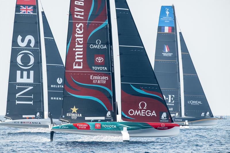 Day 1 - Preliminary Regatta - Jeddah, Saudi Arabia - November 30, 2023 photo copyright America's Cup Media taken at Jeddah Yacht Club and featuring the AC40 class