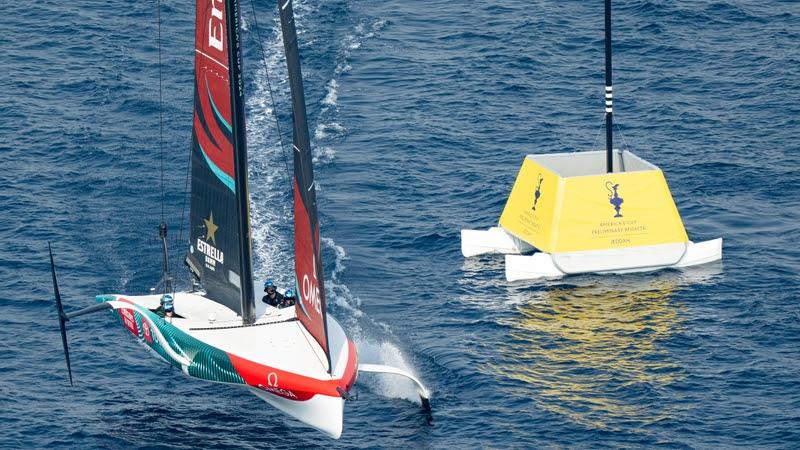 Race Day 1, America's Cup Preliminary Regatta in Jeddah presented by NEOM photo copyright Ian Roman / America's Cup taken at Jeddah Yacht Club and featuring the AC40 class