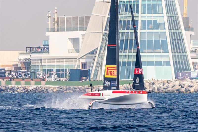 Luna Rossa Prada Pirelli - Day 2 - Preliminary Regatta - Jeddah, Saudi Arabia - December 1, 2023 - photo © Ian Roman / America's Cup