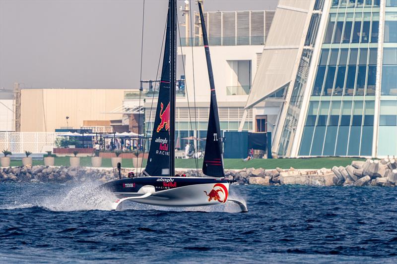 Alinghi Red Bull Racing - Day 2 - Preliminary Regatta - Jeddah, Saudi Arabia - December 1, 2023 photo copyright Ian Roman / America's Cup taken at Jeddah Yacht Club and featuring the AC40 class