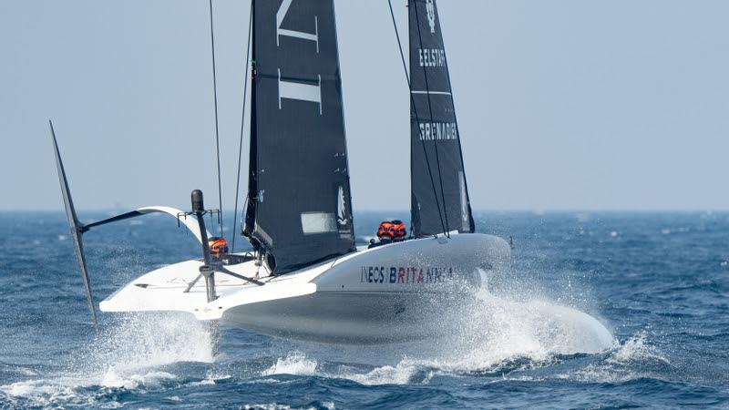 Day 2 - Preliminary Regatta - Jeddah, Saudi Arabia - December 1, 2023 photo copyright Ian Roman / America's Cup taken at Jeddah Yacht Club and featuring the AC40 class