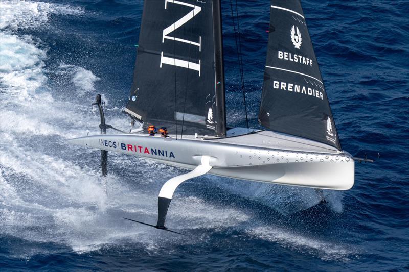 INEOS Britannia - Day 3 - AC40 - Preliminary Regatta - Jeddah, Saudi Arabia - December 1, 2023 - photo © Ian Roman / America's Cup