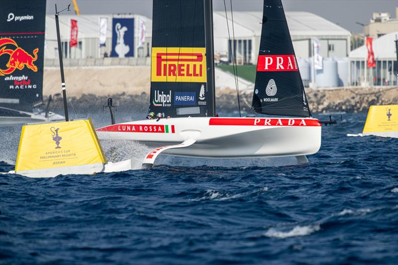 Luna Rossa - Day 3 - AC40 - Preliminary Regatta - Jeddah, Saudi Arabia - December 1, 2023 - photo © Ricardo Pinto / America's Cup