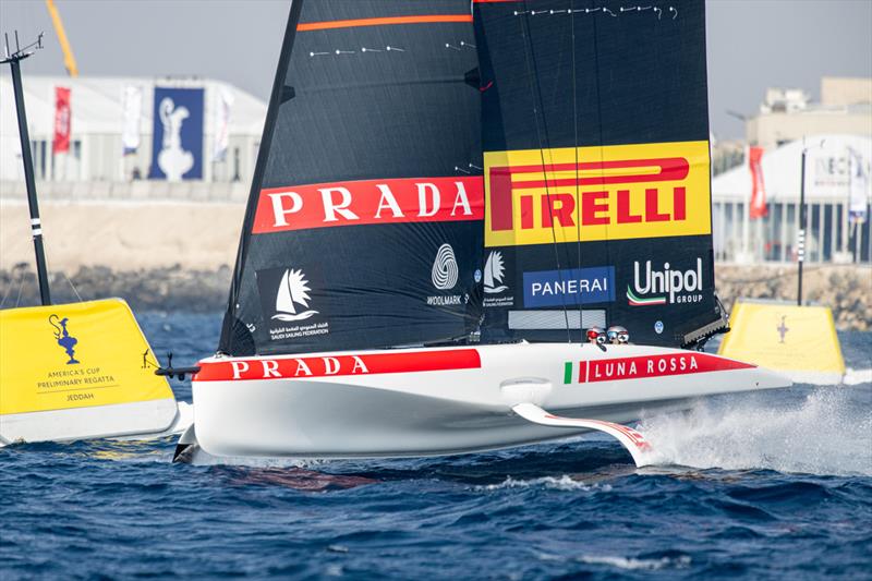  Luna Rossa - Day 3 - AC40 - Preliminary Regatta - Jeddah, Saudi Arabia - December 1, 2023 - photo © Ricardo Pino/America's Cup