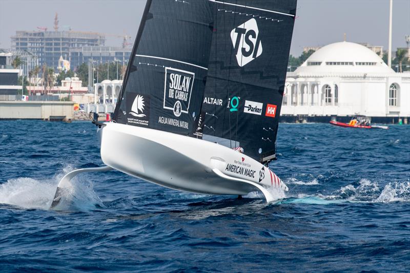 American Magic  - Day 3 - AC40 - Preliminary Regatta - Jeddah, Saudi Arabia - December 1, 2023 photo copyright Ricardo Pinto / America's Cup taken at Jeddah Yacht Club and featuring the AC40 class