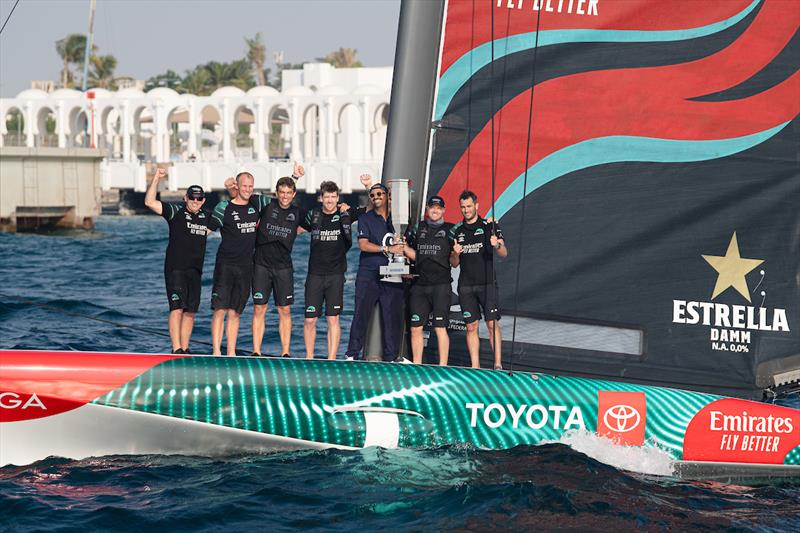  Emirates Team New Zealand have won a dramatic tough America's Cup Preliminary Regatta Jeddah presented by NEOM - photo © Ricardo Pinto / America's Cup