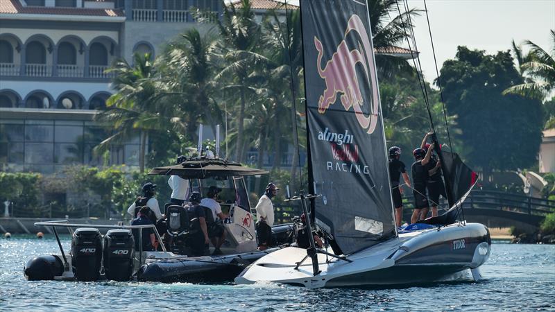 Alinghi Red Bull Racing - AC40/LEQ12 - Day 65 - December 4, 2023 - Jeddah, Saudi Arabia - photo © Alex Carabi / America's Cup