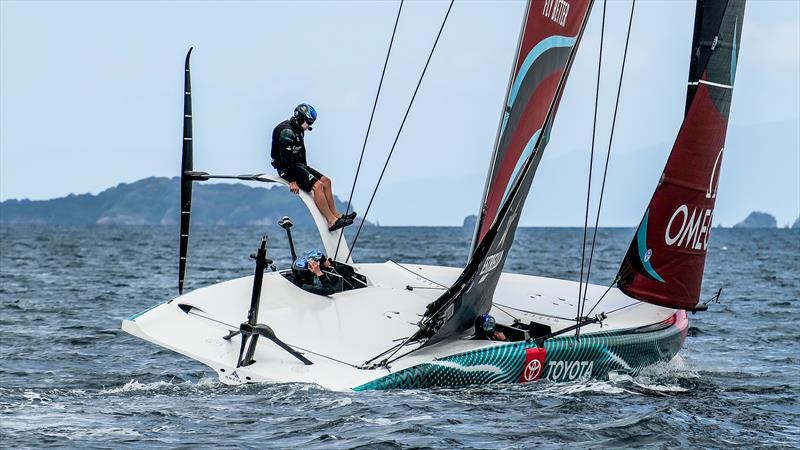 Emirates Team New Zealand - LEQ12 Prototype - Day 49 - December 16, 2023 - Auckland - photo © Sam Thom/America's Cup